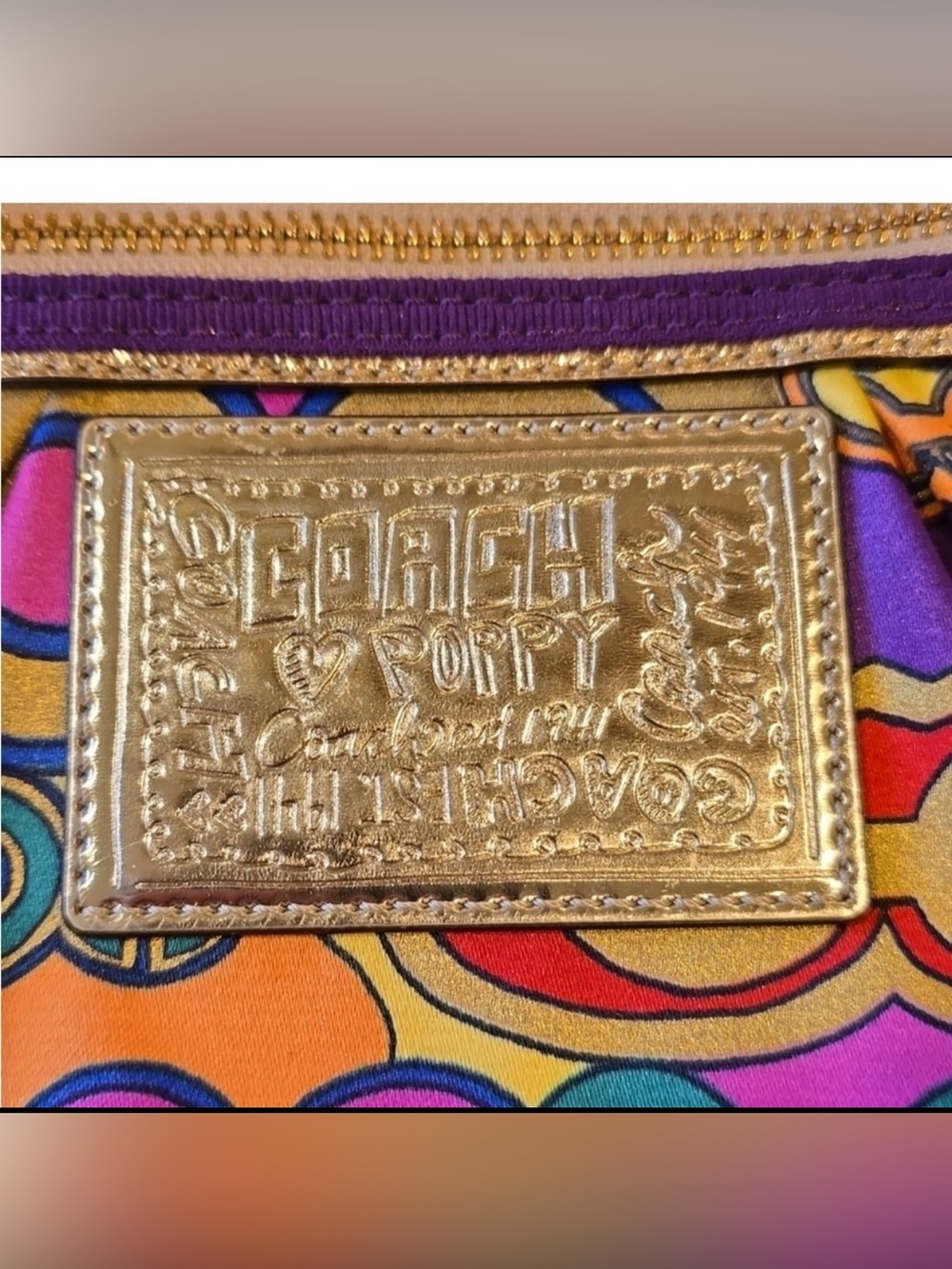 NWOT Coach Multicolor Crossbody Bag - Picture 3 of 13